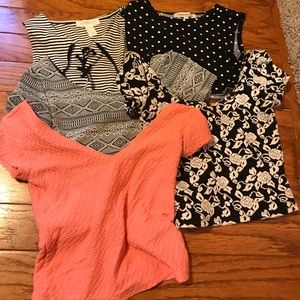 5 crop top bundle (various brands)